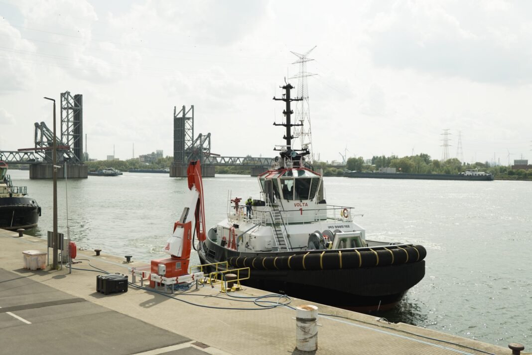 Port of Antwerp-Bruges launches Volta 1: Europe's first electric tugboat
