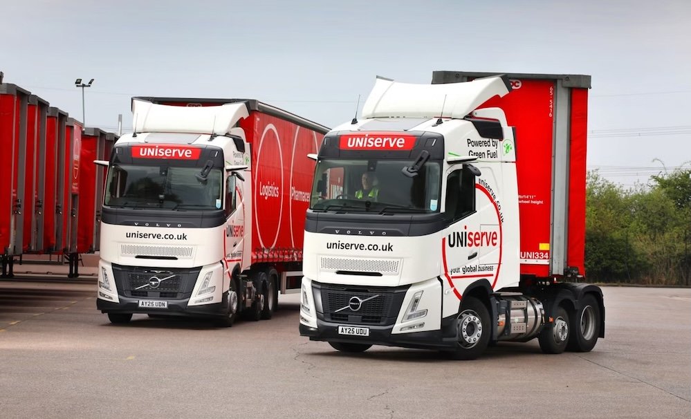 Ten new Volvo FH Aeros see Uniserve step on the gas towards its sustainability targets