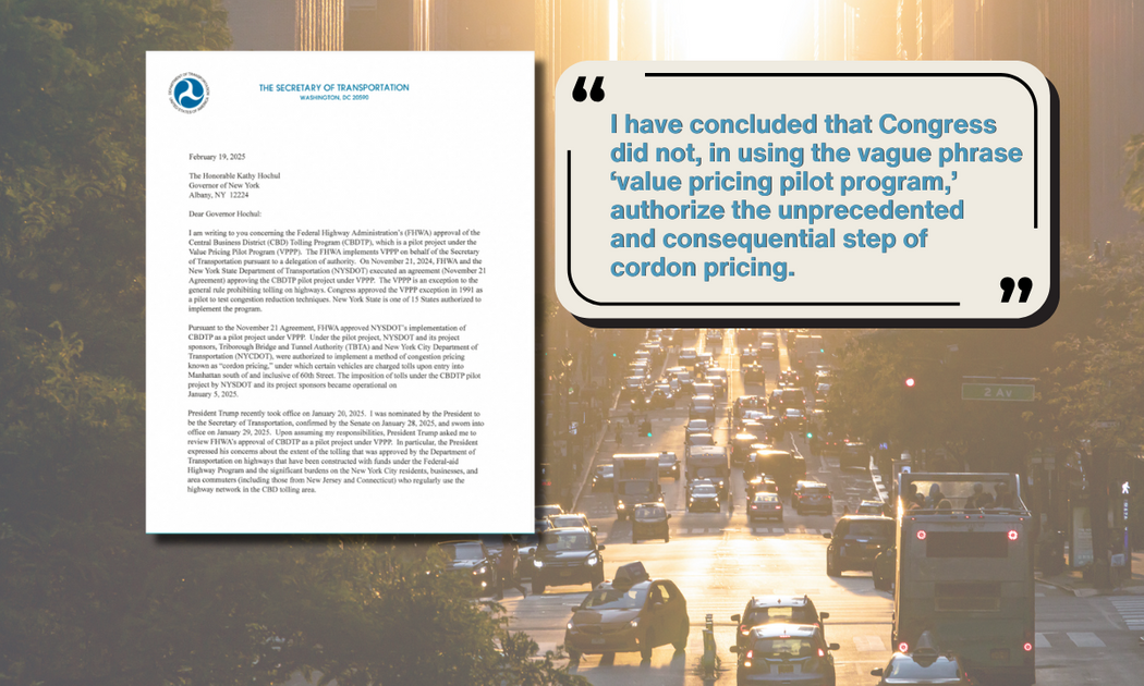 Trucking, Trump Administration Fight New York Congestion Pricing - Fleet Management