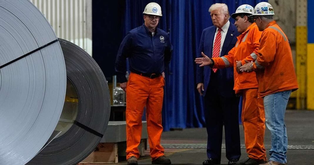 Trump Tells US Steelworkers He’s Going to Double Tariffs