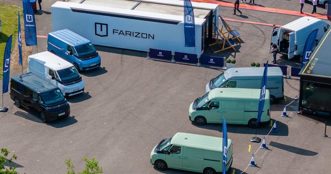 Three HGVs on a road