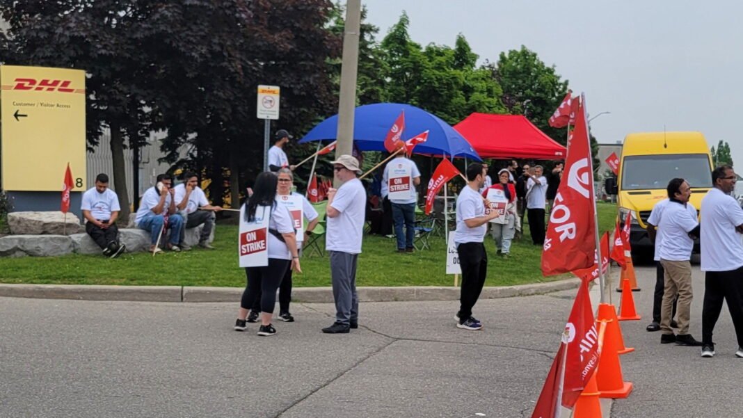 DHL Express locks out workers in Canada, adding to parcel uncertainty