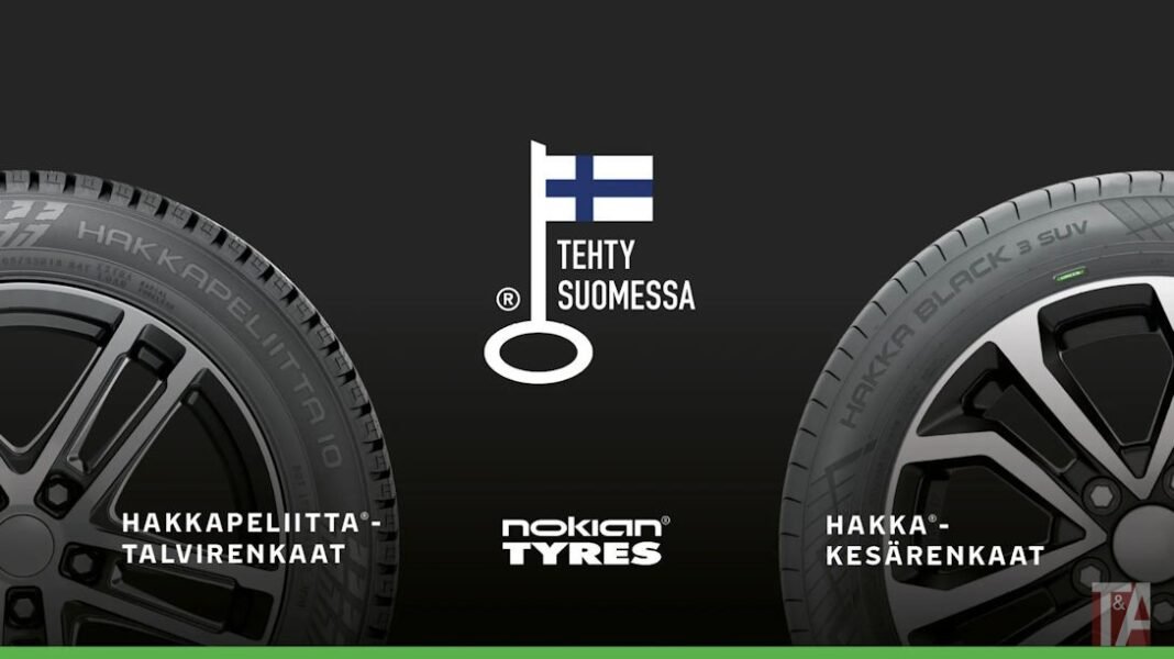 Finnish Key Flag logo for Nokian Tyres passenger ranges
