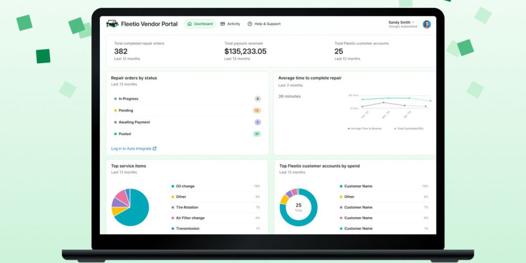 Fleetio Vendor Portal