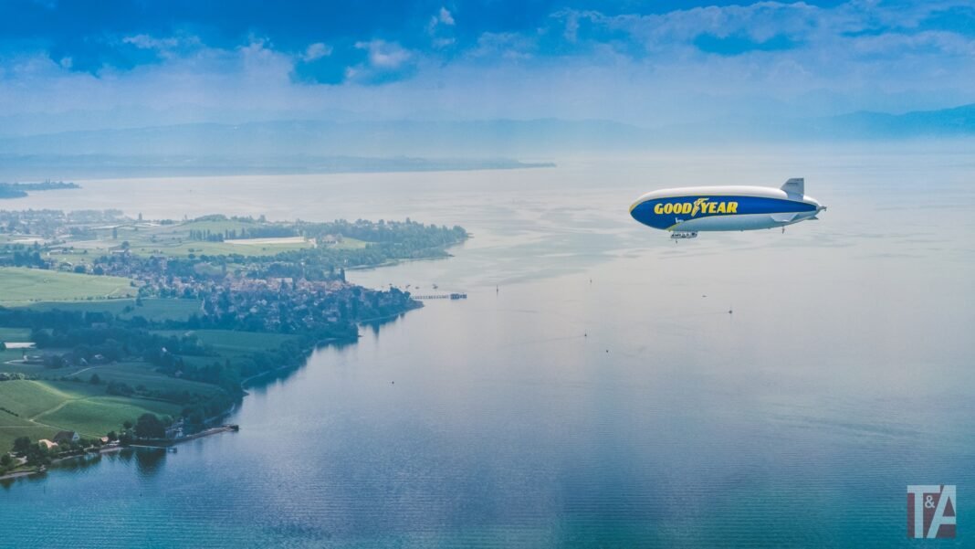 Goodyear Blimp visiting Le Mans in 100th anniversary tour
