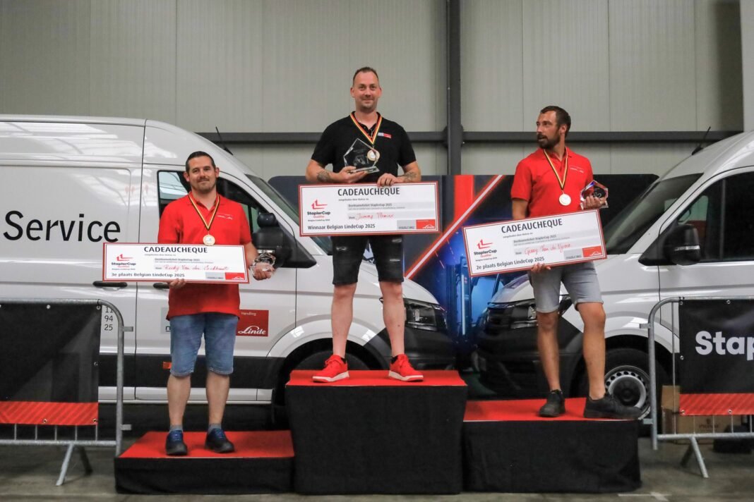 Jimmy Vleminx is again the best forklift truck driver in Belgium
