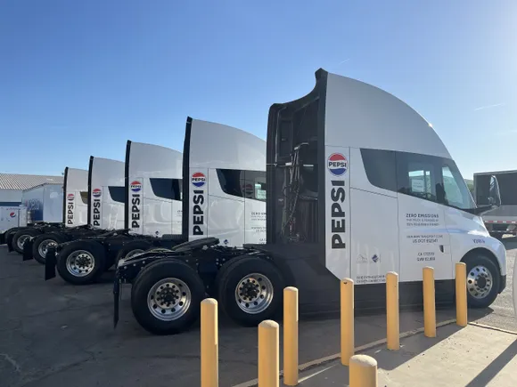 PepsiCo expects nearly $1M in fuel savings for its EV semitrucks