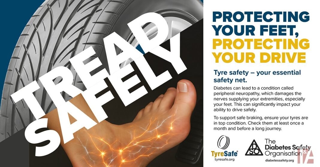 TyreSafe collaborates with Diabetes Safety Organisation to launch ‘Tread Safely’ campaign