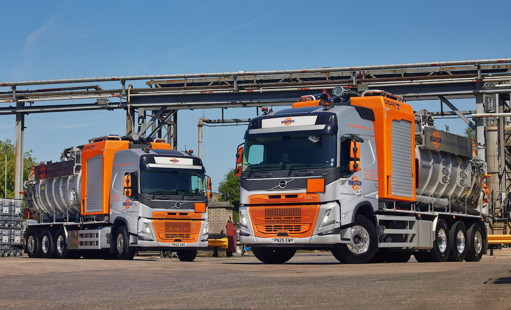 Volvo hoovers up more business at Qualitech with unique ADR-specified Volvo FM rigids