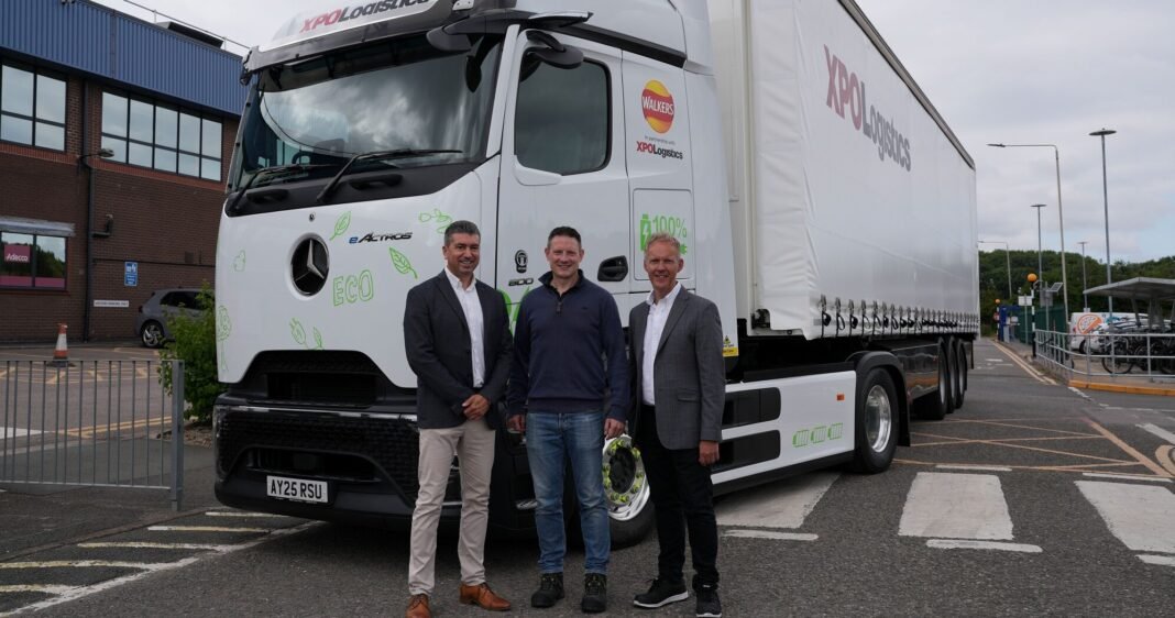 6 eActros 600s power XPO Logistics and PepsiCo toward zero emissions
