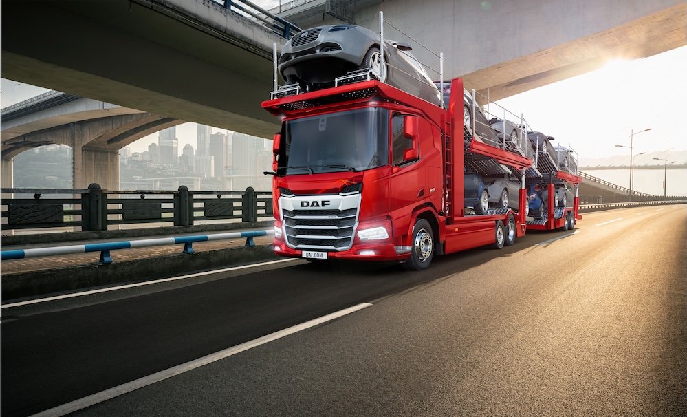 DAF introduces chassis for car transport