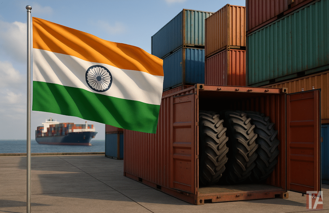 India tyre exports up 9%