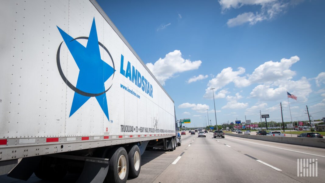 Landstar reports truck transportation revenue growth for first time in nearly 3 years