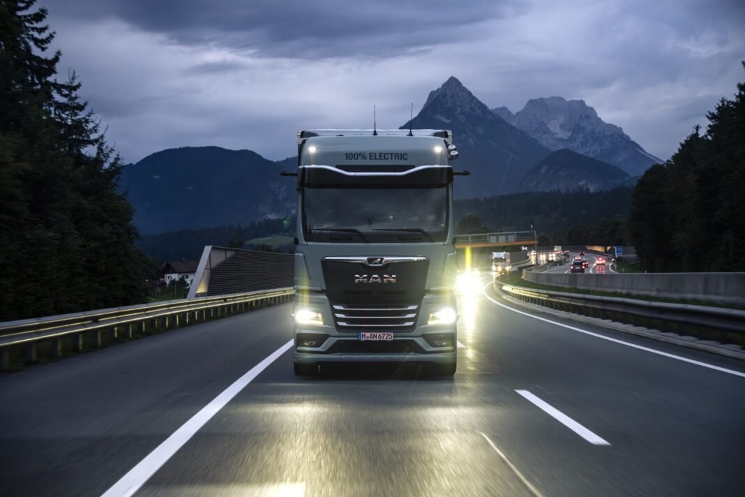 Man Etruck shows his strength on the Brennerpas
