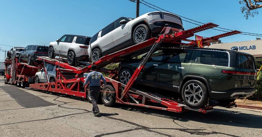 Rivian Limits EV Output to Avoid Excess of Outgoing Models