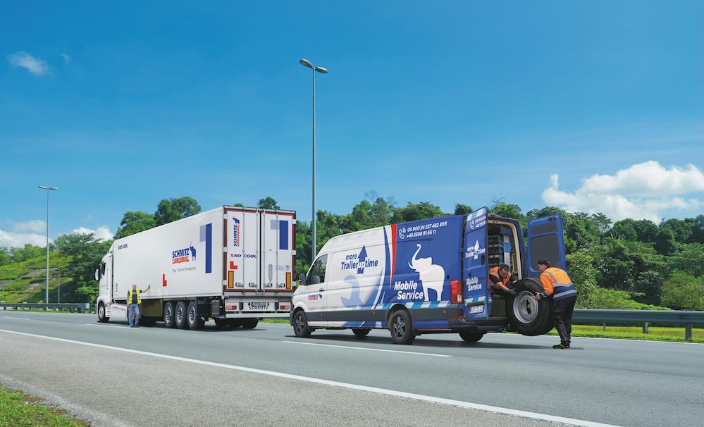Service that comes to the customer: Schmitz Cargobull’s fleet of service vans hits the road