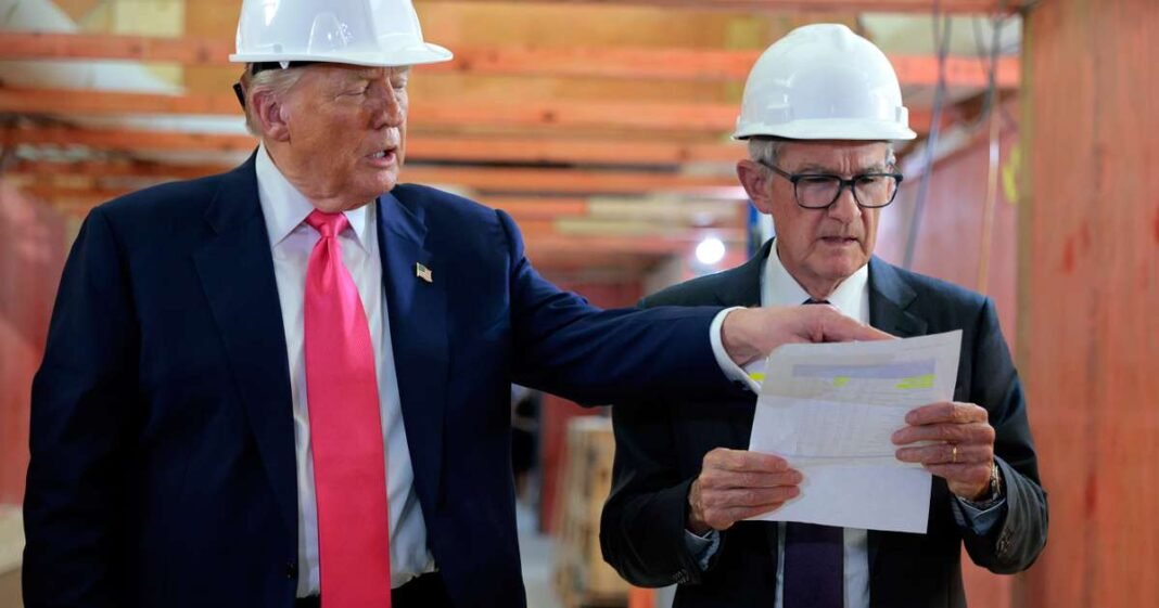 Trump Presses Powell to Lower Interest Rates During Tour