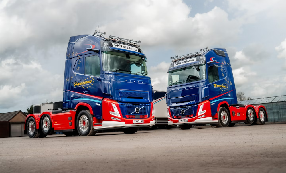 Volvo Trucks increases its presence at Harrison’s Transport with ten new FH Aeros