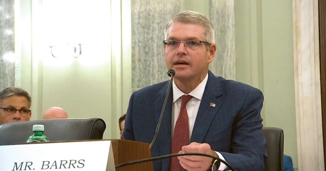 FMCSA Nominee Derek Barrs Moves to Senate Floor