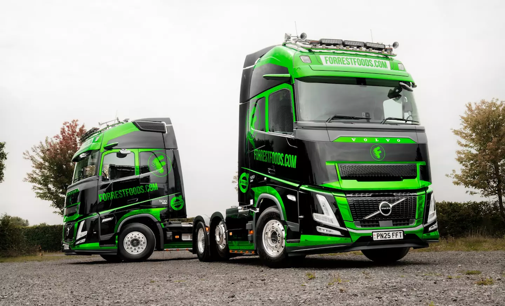 Forrest Fresh Foods keeps its fleet crisp with two new Volvo FH Aeros