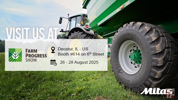 Mitas Agriterra ULTRA to debut at US Farm Progress Show