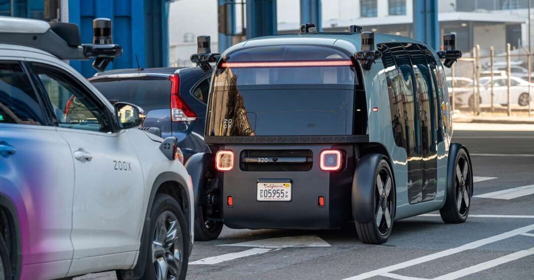 NHTSA Exempts Amazon's Steering-Wheel-Free Zoox Robotaxi