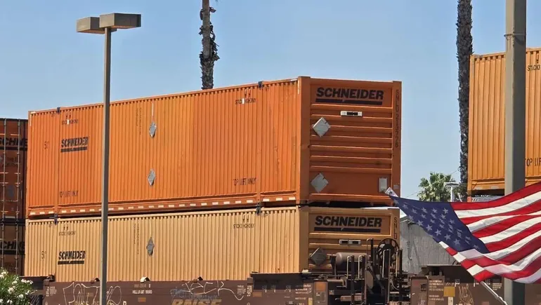 Schneider starts early peak season surcharges for intermodal