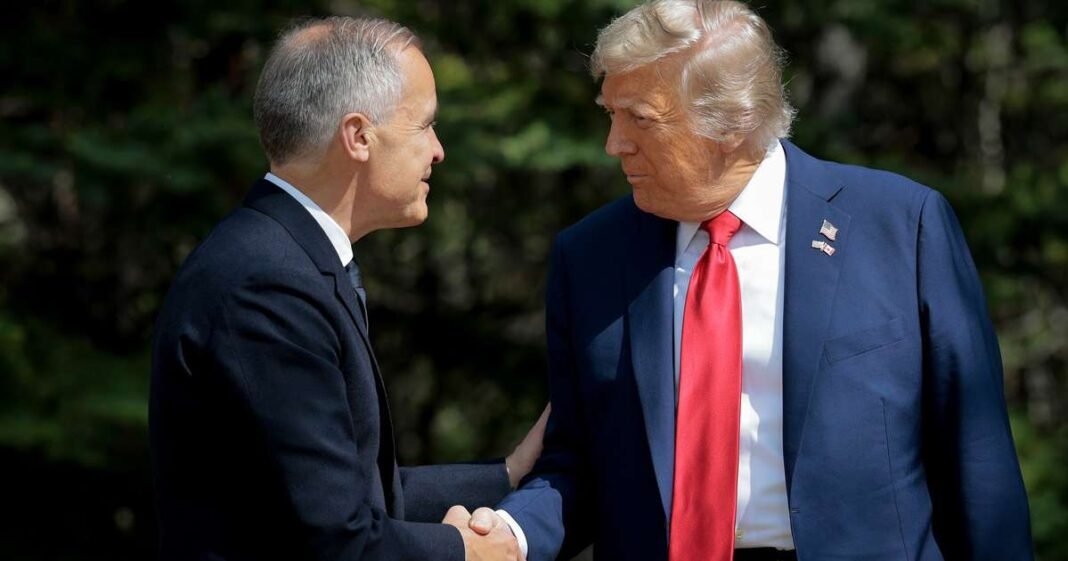 Trump, Carney Hold First Call Since Tariff Escalation