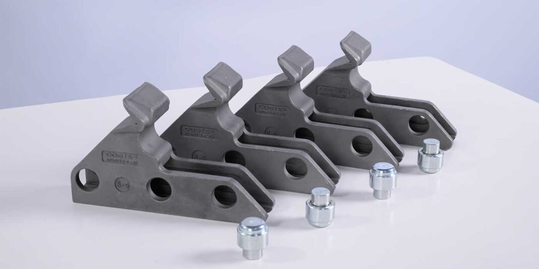 Coats steel clamp jaws