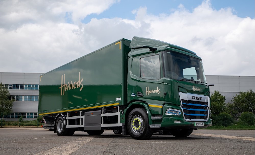 Harrods accelerates sustainability strategy with first DAF XD Electric