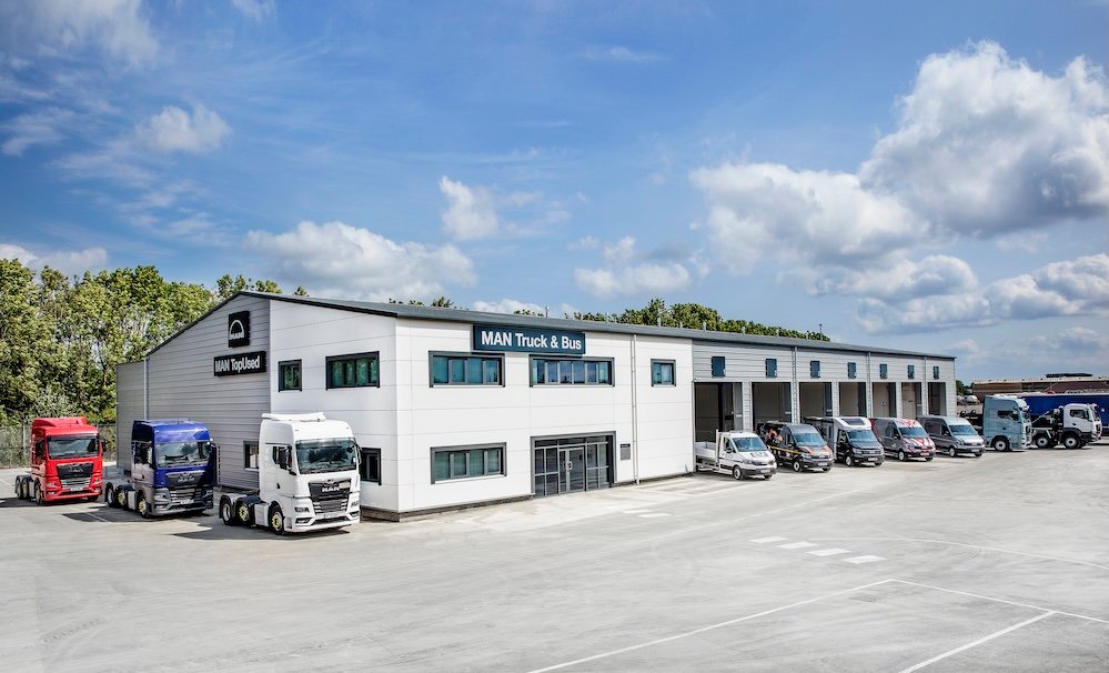 MAN Truck & Bus UK Ltd shines a light on Stockton-on-Tees with a new 3.5 acre 7 bay Facility