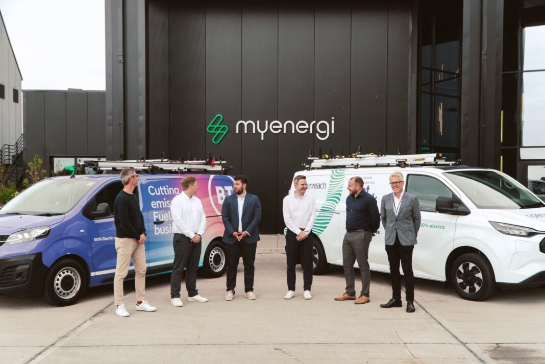 Myenergi teams with BT and Openreach to Electrify Fleets