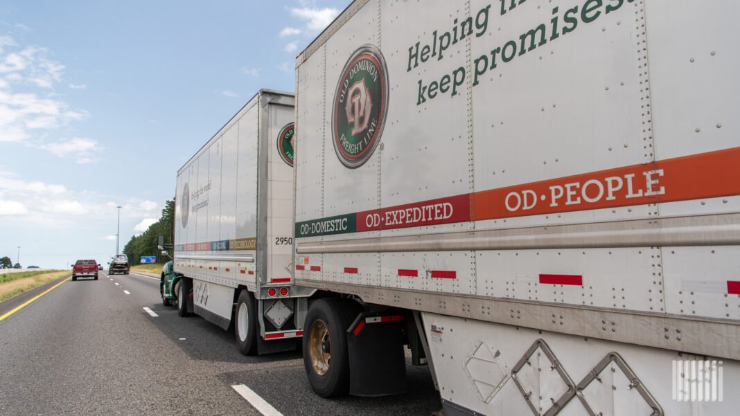 Old Dominion sees tonnage slide further in August