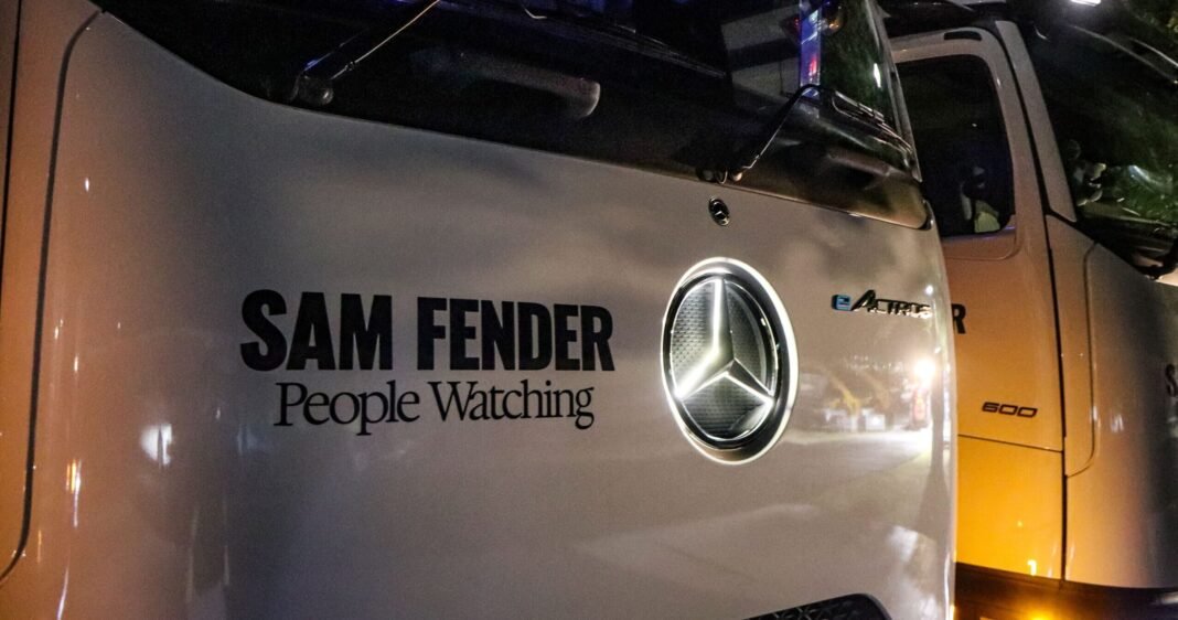 Sam Fender tours with all electric eActros 600s