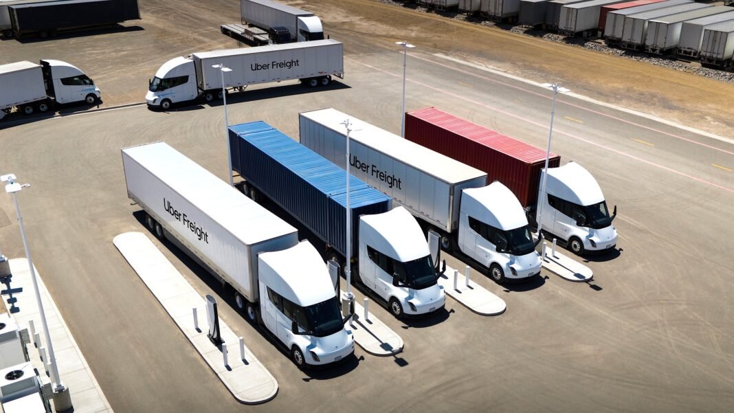 Uber Freight kicks off Deliver 2025 with Tesla EV truck program