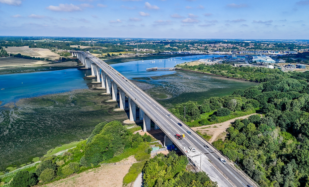 Winvic completes critical improvement works to Orwell Bridge for National Highways