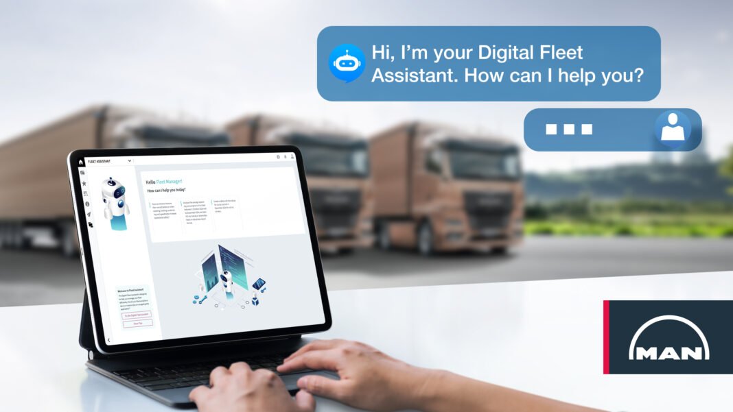 MAN's fleet management service will have an assistant supported by AI
