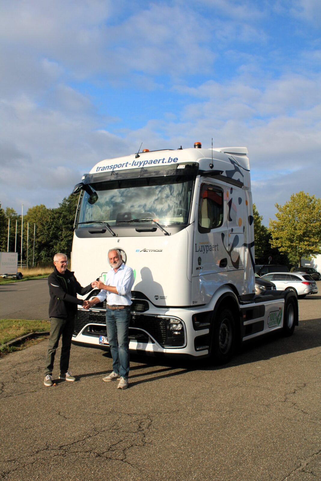 Transport Luypaert puts the first e-truck into use
