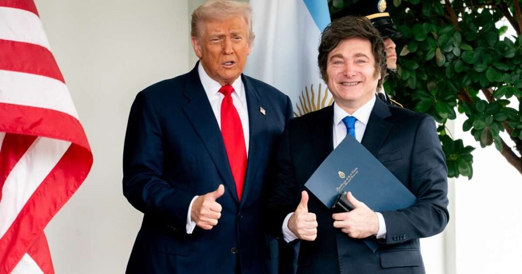 Trump, Milei Discuss Trade Deal at White House