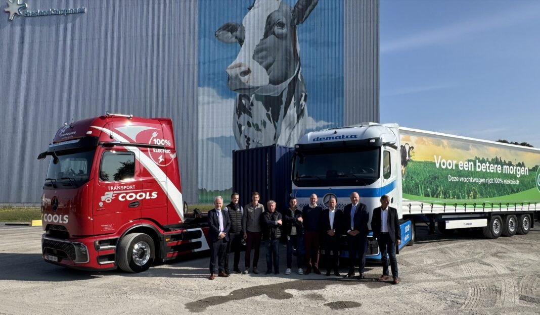 (Video) Dematra and Transport Cools drive electrically for FrieslandCampina
