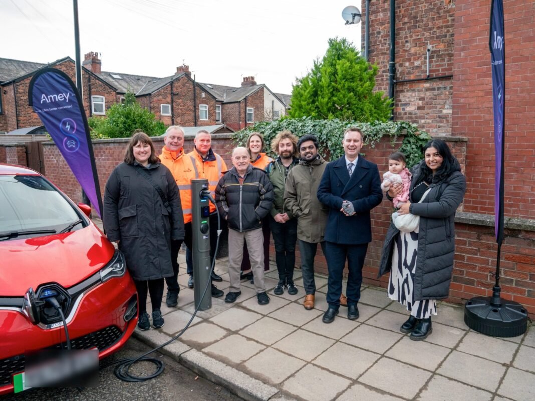 Amey launches first public EV chargers in Trafford
