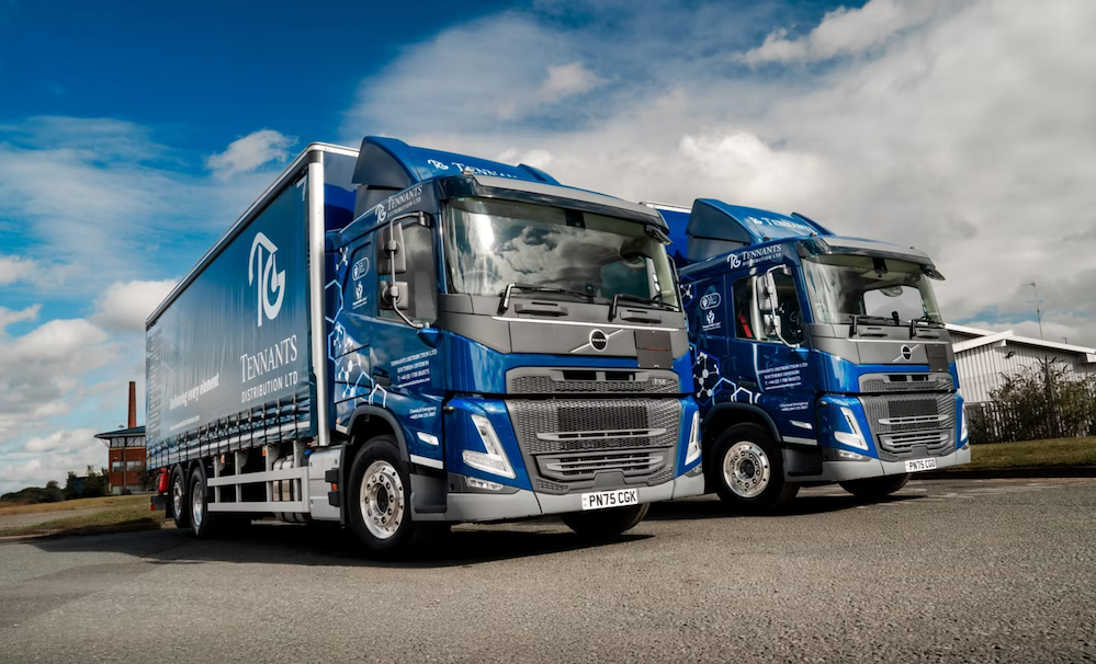 Five New Volvo Trucks Safely Delivered To Tennants Distribution