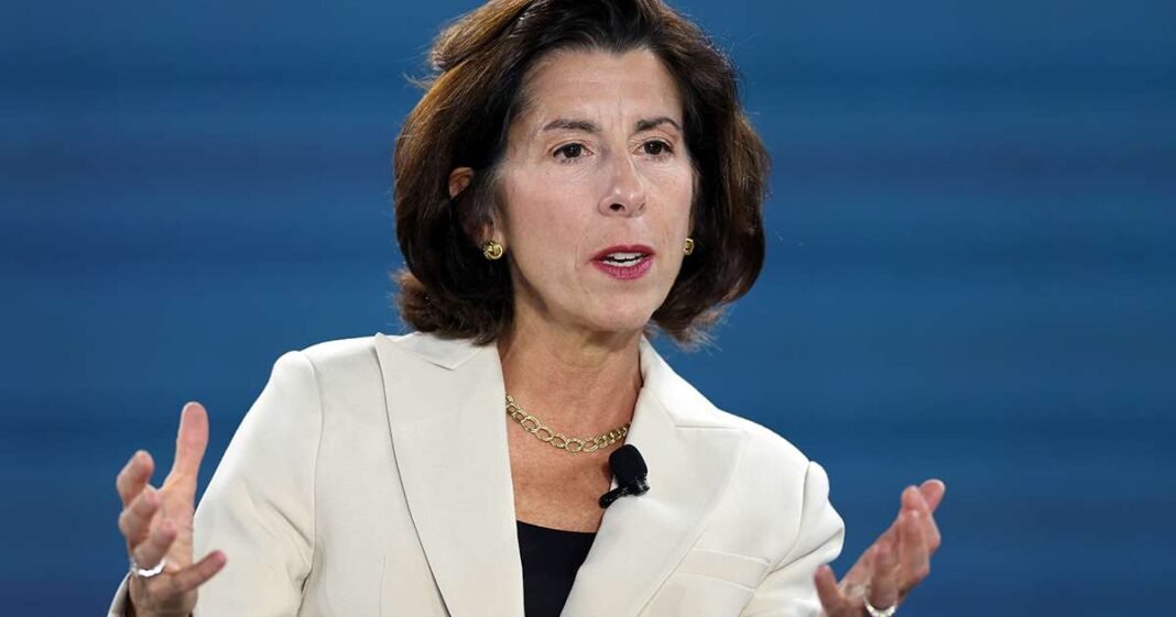Gina Raimondo Says Trump’s Tariffs Will Be Hard to Remove