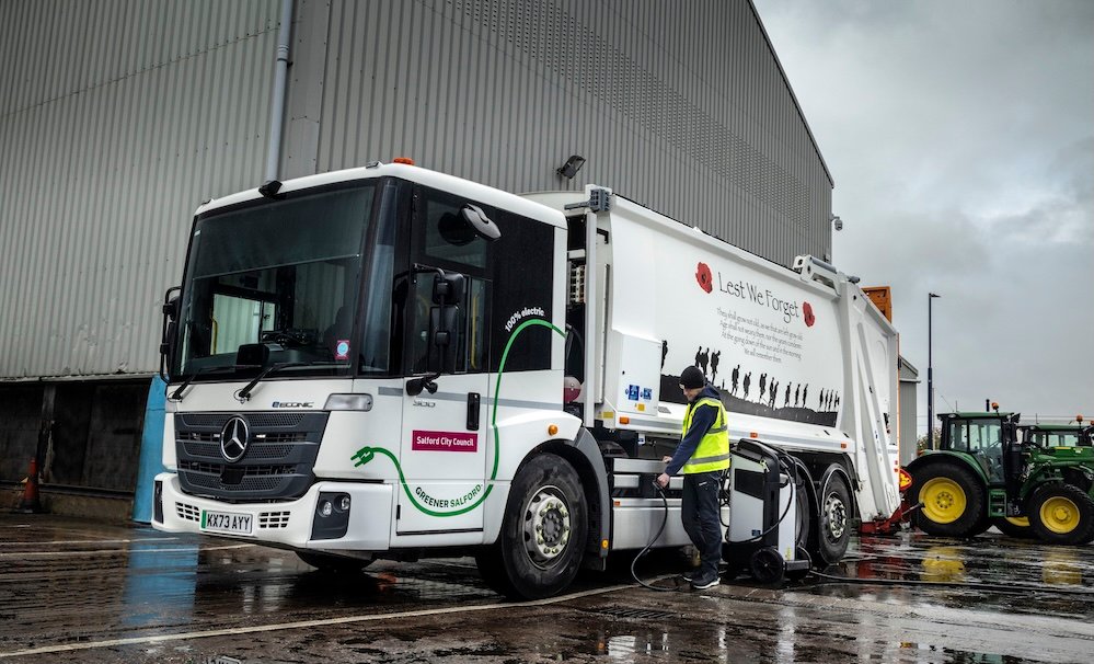 Salford City Council’s first electric refuse truck exceeds expectations on range and driver experience