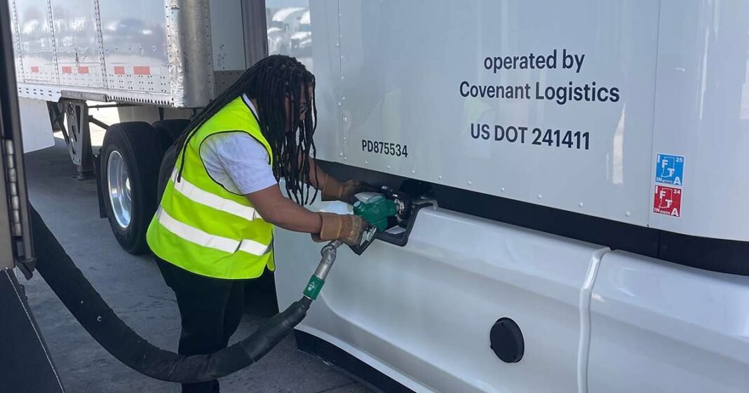 Trucking Fleets Turn to Renewable Diesel for Cleaner Runs