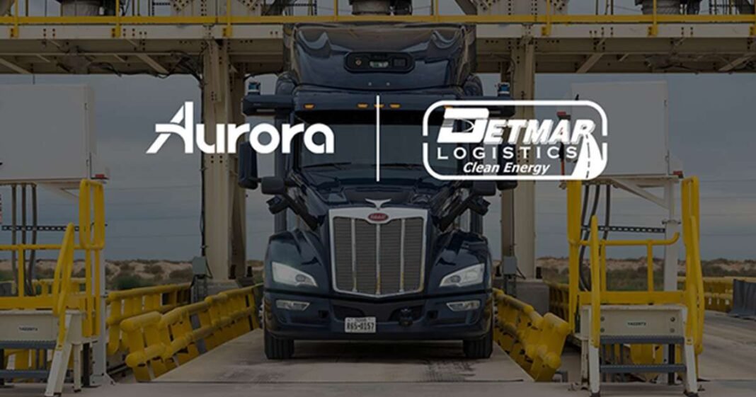Detmar Logistics to Start Autonomous Ops With Aurora in ‘26