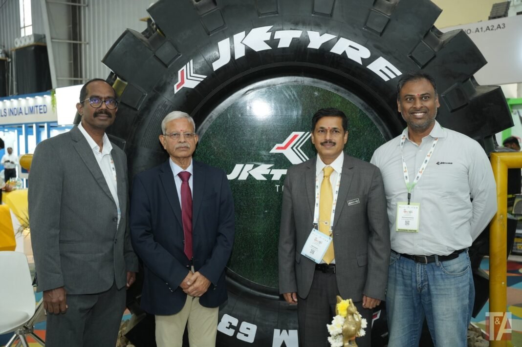 JK Tyre launches four new OTR tyres for construction, mining applications at EXCON 2025