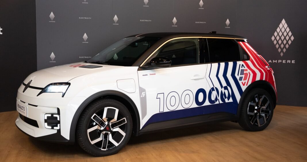 Renault 5 E-Tech marks 100,000 production milestone