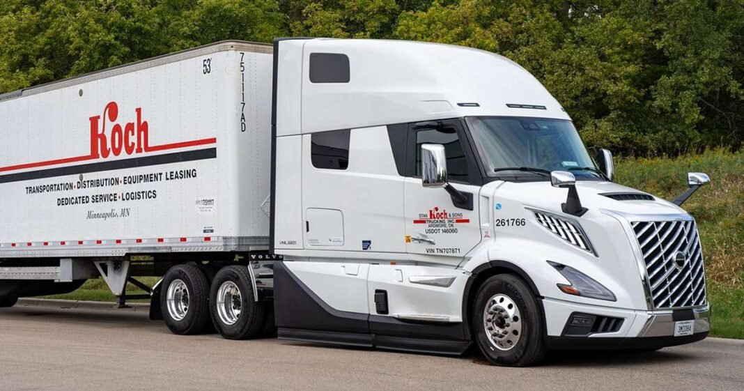 Volvo Trucks Receives Order for 185 VNLs From Koch Trucking