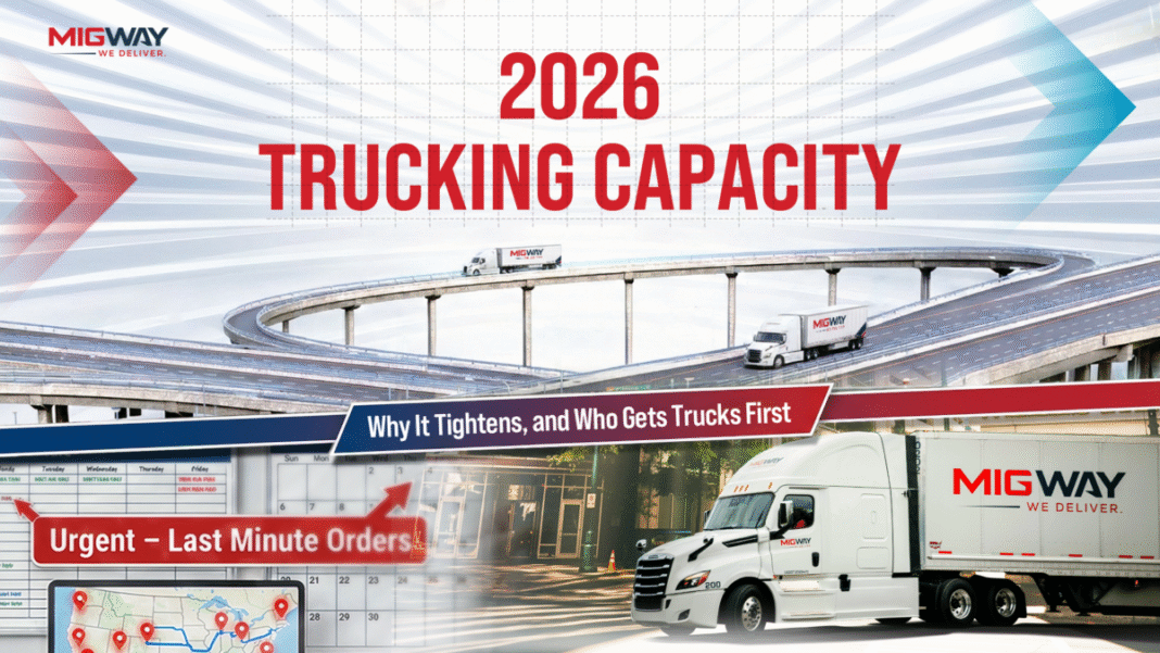 2026 Trucking capacity: Why it will tighten and who gets trucks first